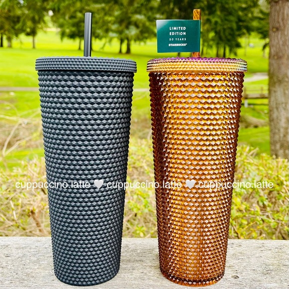 🤎NEW SET🖤Starbucks Amber & Matte Black Studded - Picture 2 of 7